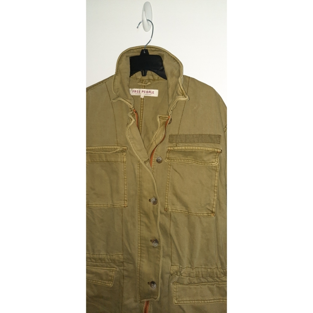 FREE PEOPLE SEIZE THE MOMENT MILITARY JACKET - Picture 5 of 10